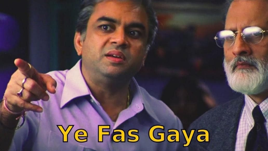 Ye fas gaya meme template