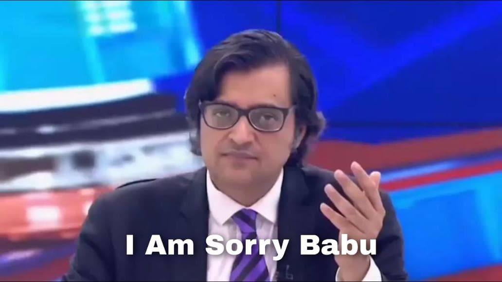 I am sorry babu meme template
