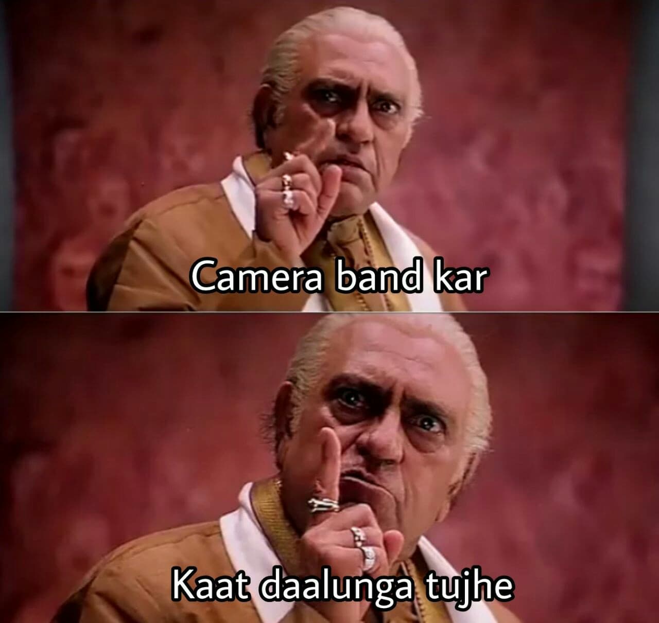 Camera band kar meme template