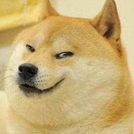 Evil doge meme template