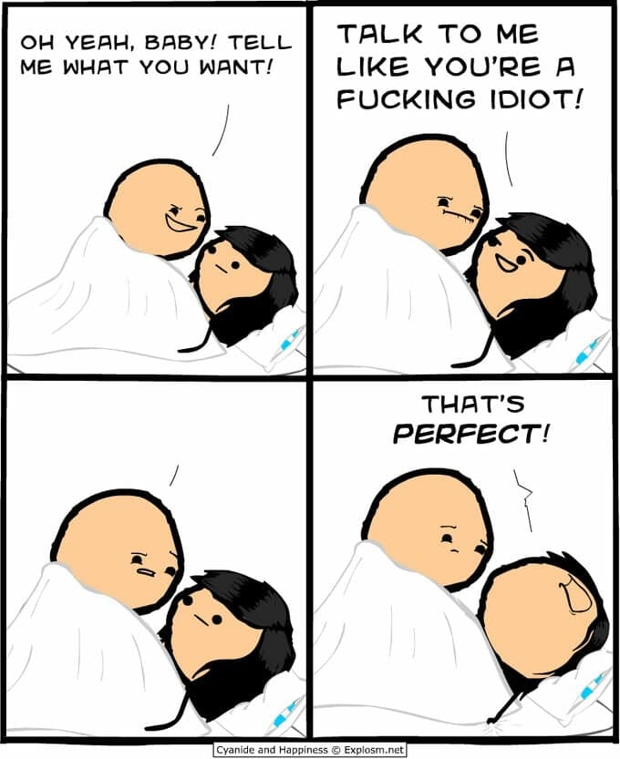 Talk to me like you're a fucking idiot meme template