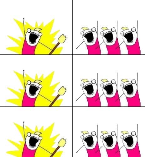 All the things meme template