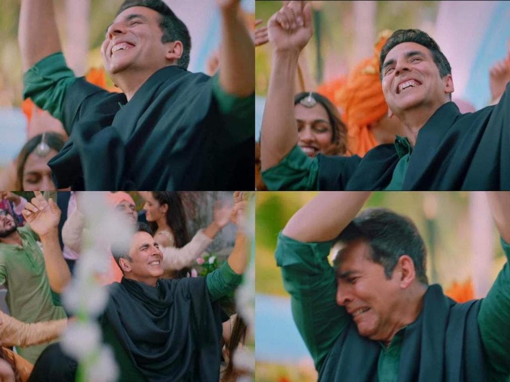Akshay Kumar crying and laughing meme template