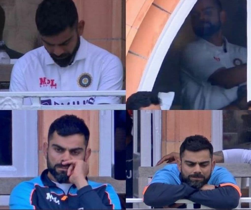 Virat Kohli disappointed meme template