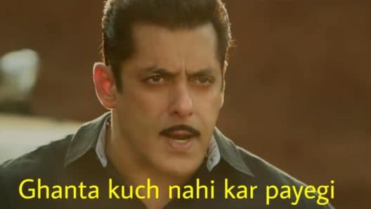 Ghanta kuch nahi kar payegi meme template