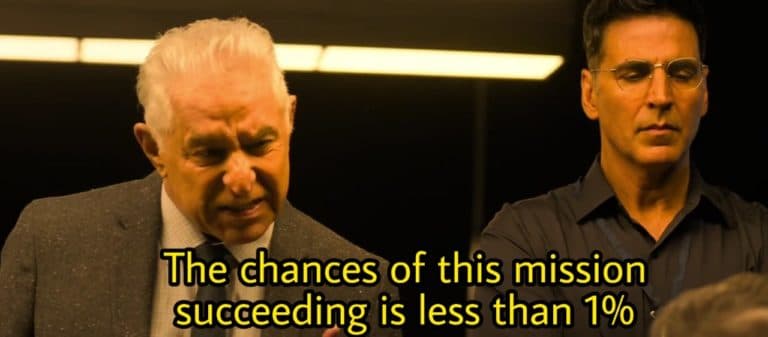 The chances of this mission succeeding is less meme template
