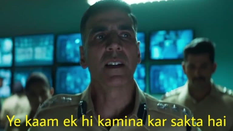Yr kaam ek hi kamina kar sakta hai meme template