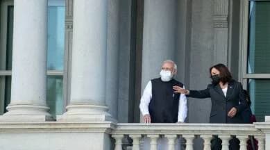 Kamala harris and narendra modi in white house gallery meme template