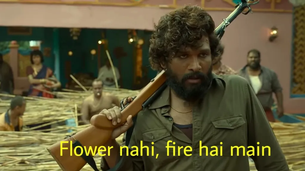 Flower nahi fire hai main meme template