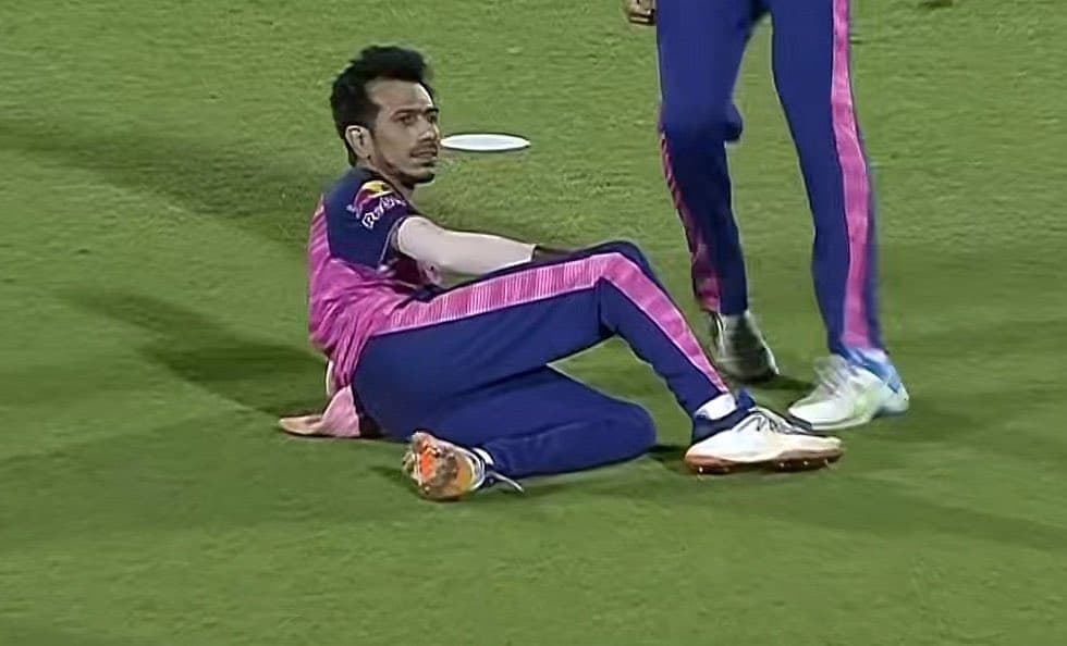 Yuzvendra cahal on ground meme template