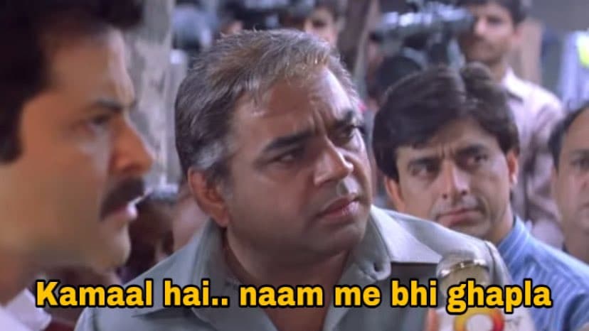 Kamaal hai meme template