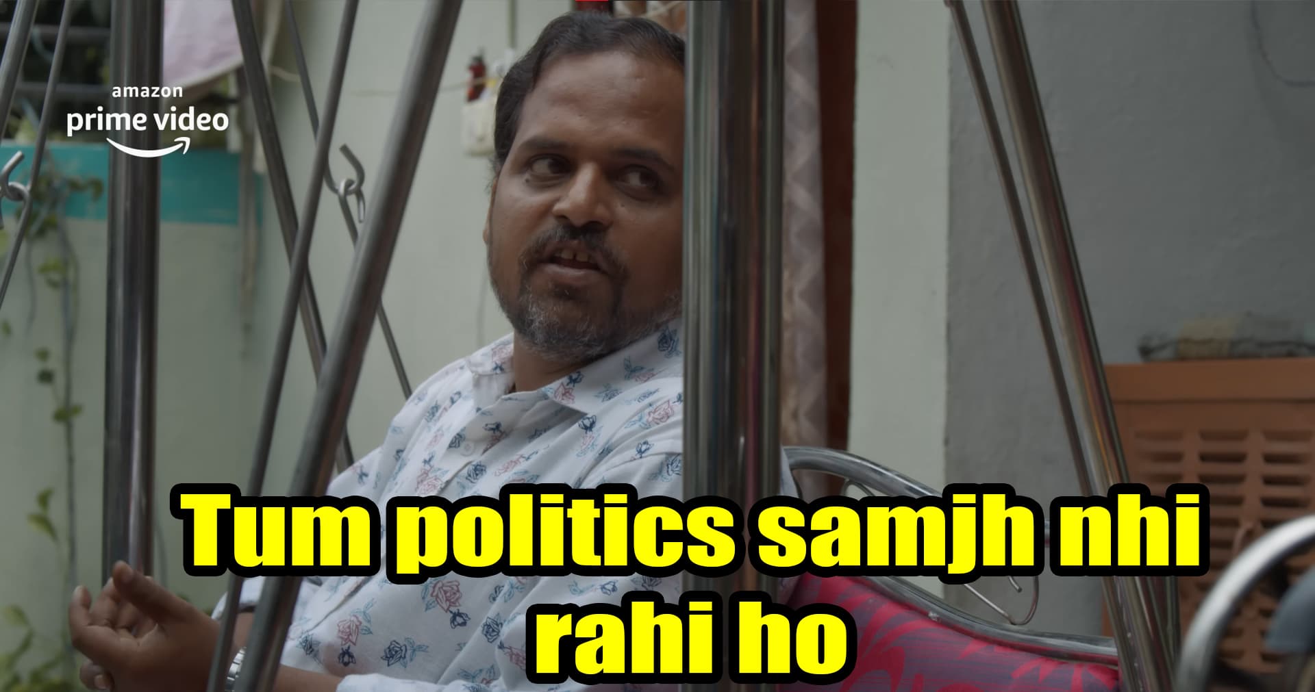 Tum politics samjh nhi rahi ho meme template