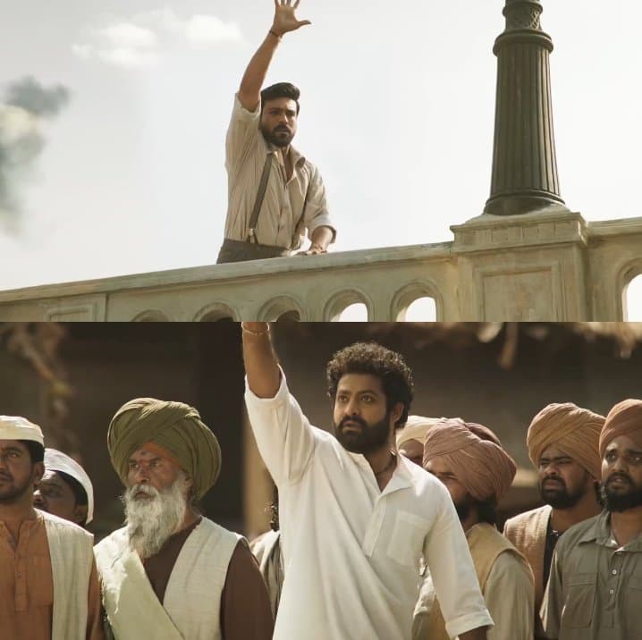 Showing hands in RRR meme template