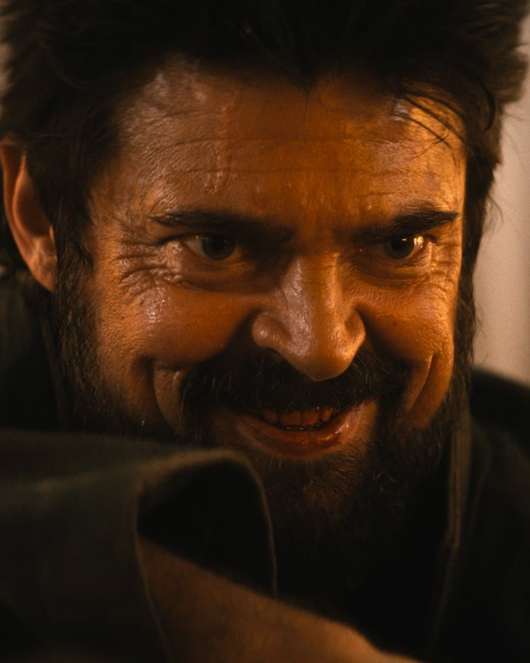 Butcher smiling meme template