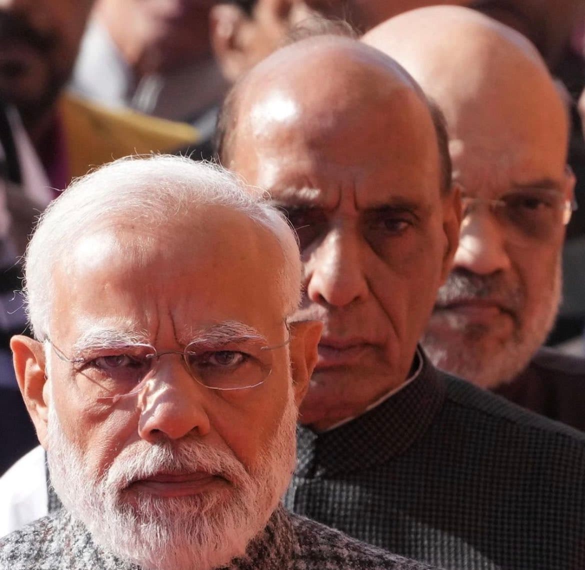 BJP 3 Heads meme template