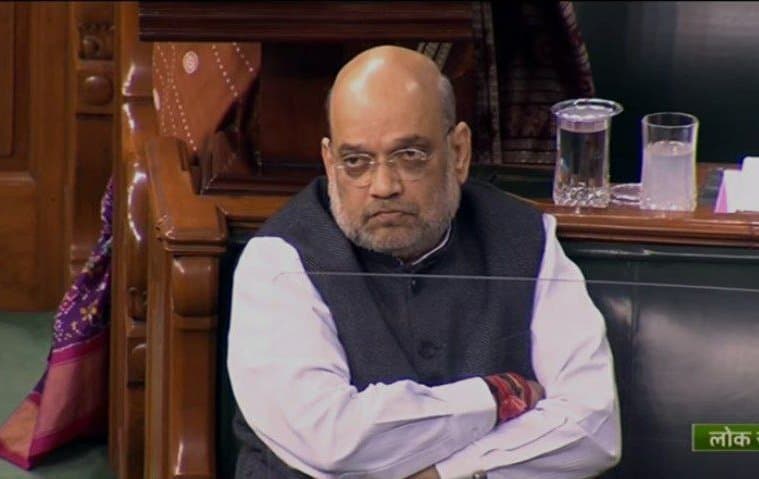 Amit shah sitting folding hands meme template