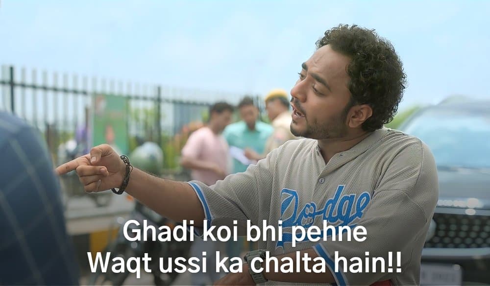 Ghadickoi bhi pehne waqt ussi ka chalta hain meme template