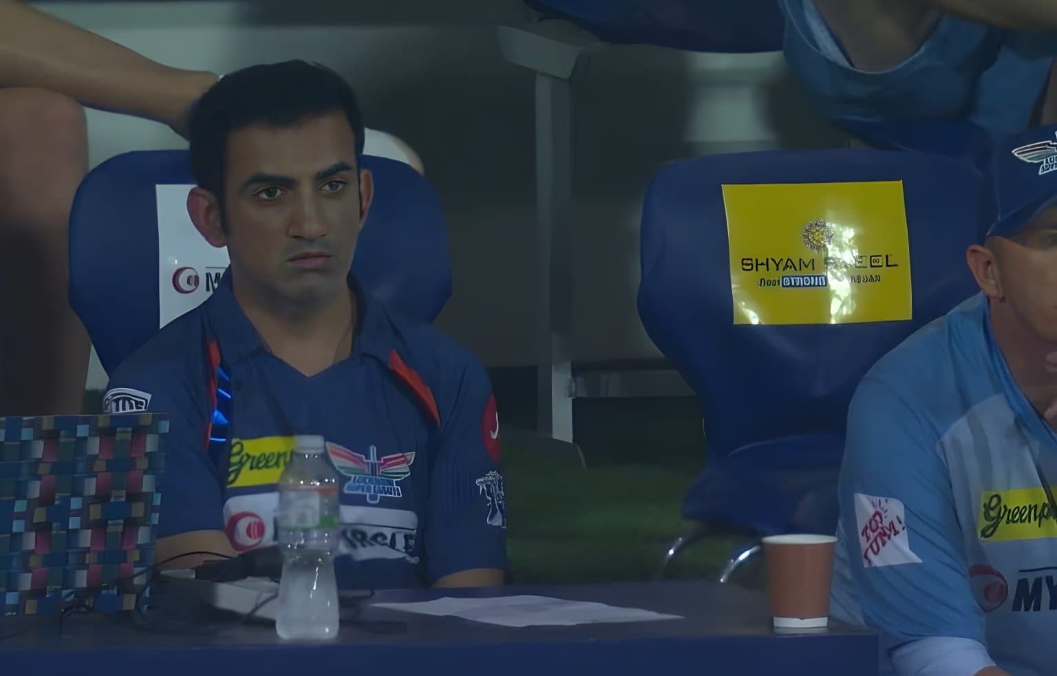 Gautam Gambhir serious meme template