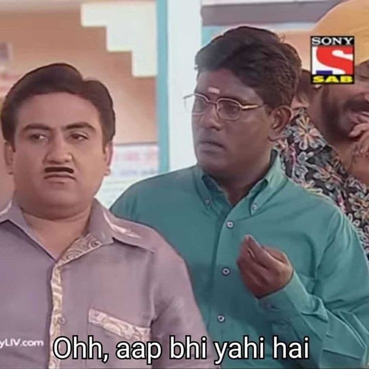 Ohh aap bhi yahi hai meme template