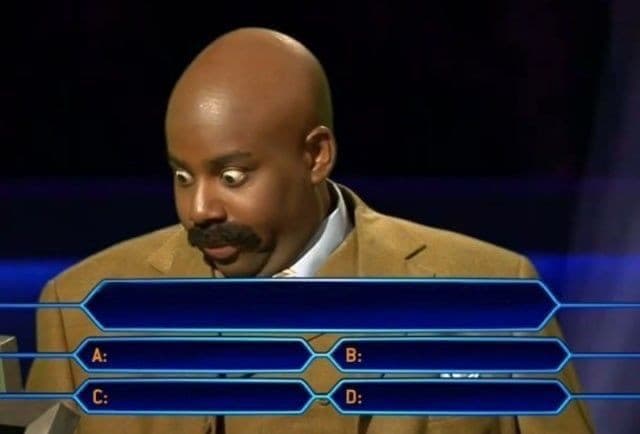 KBC shocked meme template