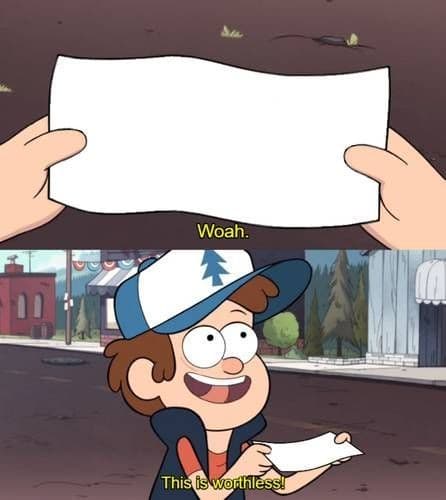 Blank woahh meme template