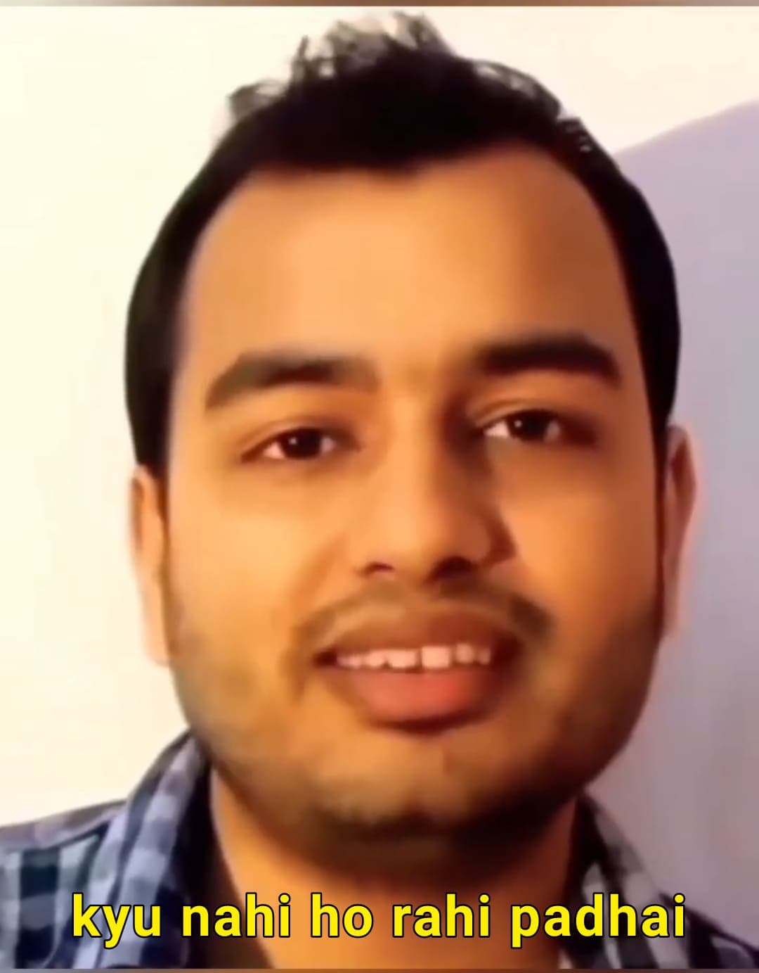 Kyu nahi ho rahi padhai meme template