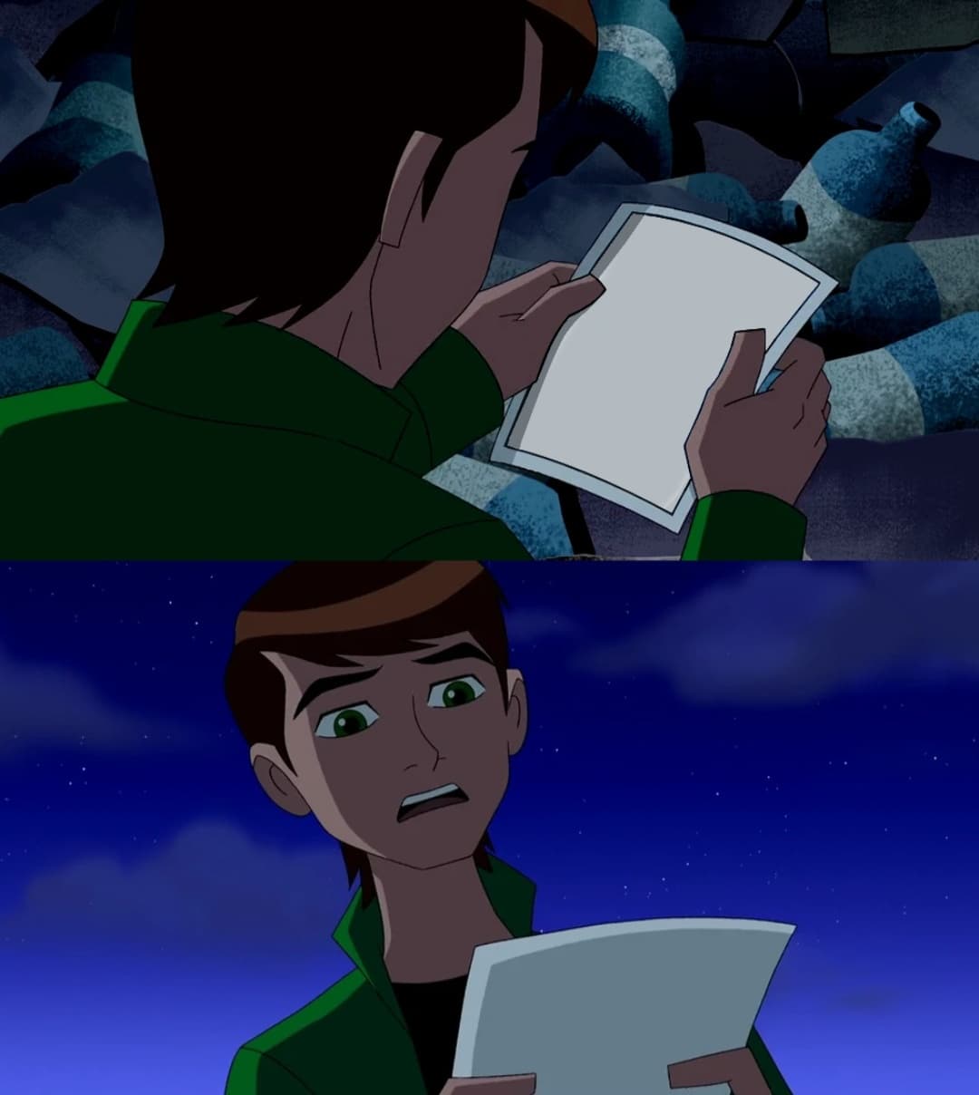 Ben 10 blank paper meme template