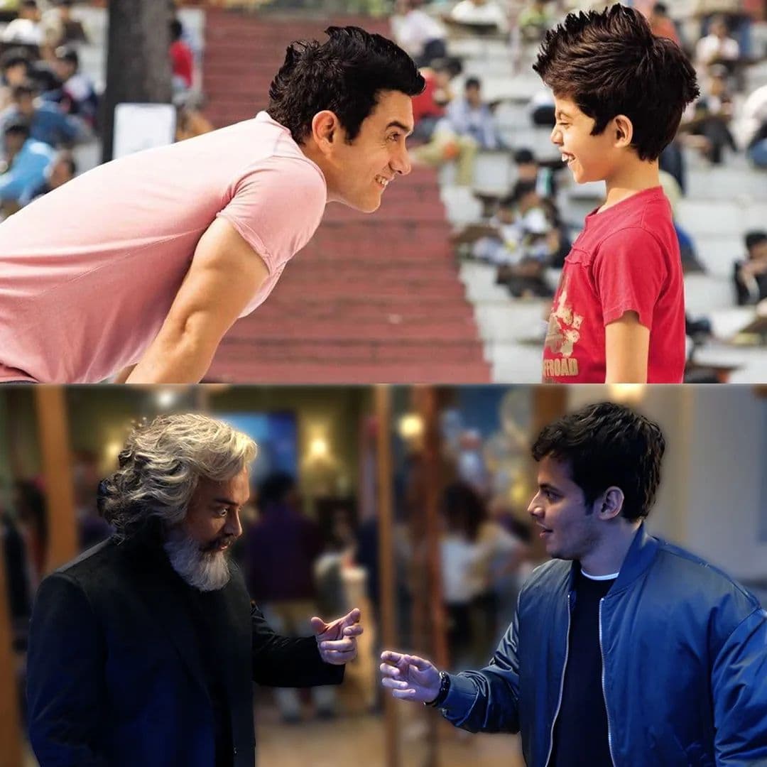Aamir khan and darsheel meetup meme template
