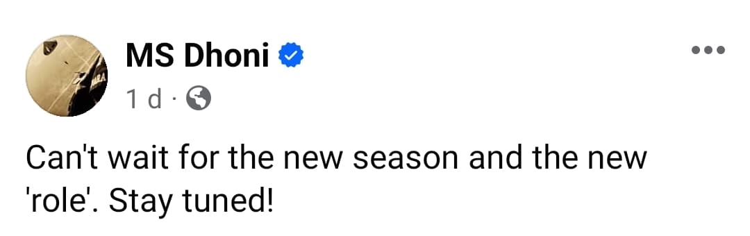 Ms dhoni Facebook post meme template