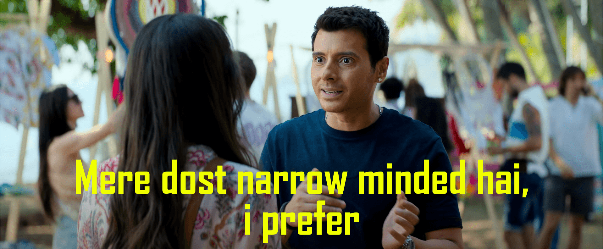 Mere dost narrow minded hai i prefer meme template