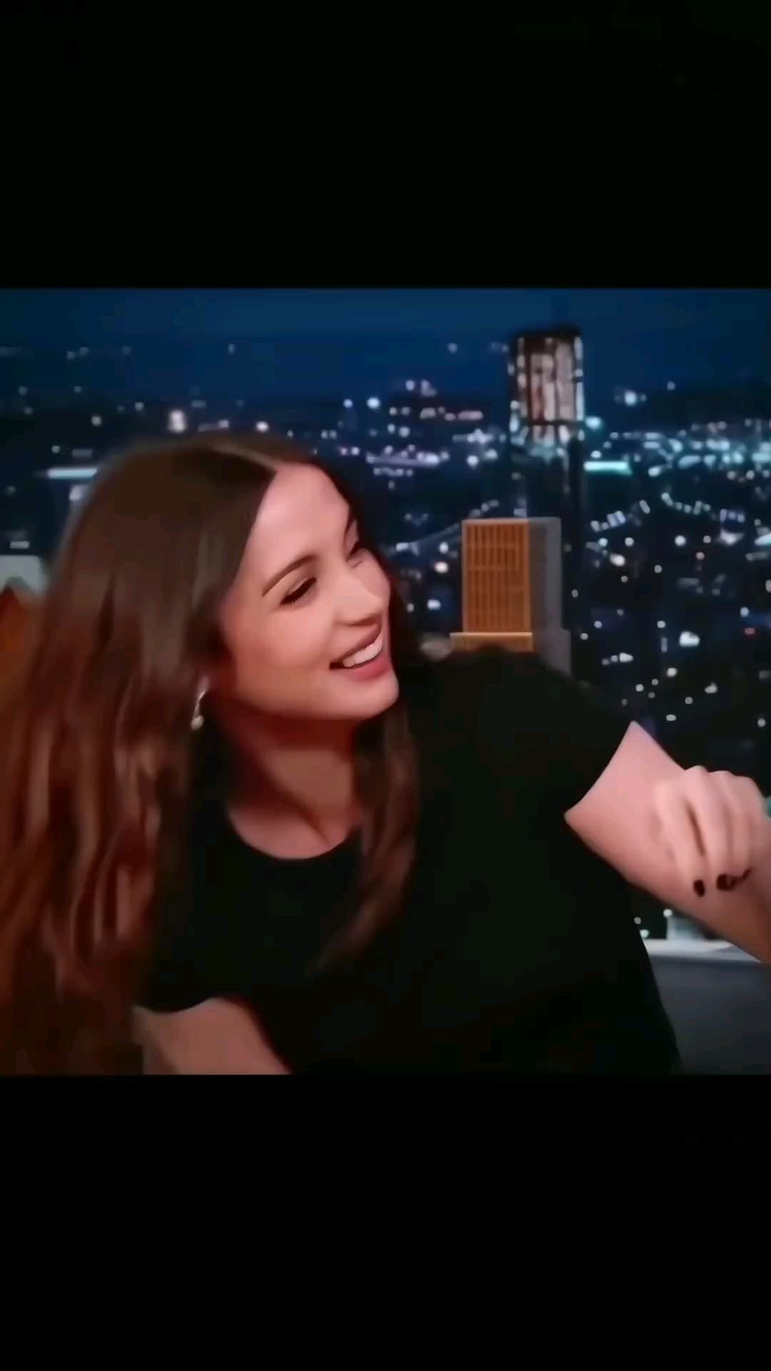 Girl laughing and daredevil smile meme template