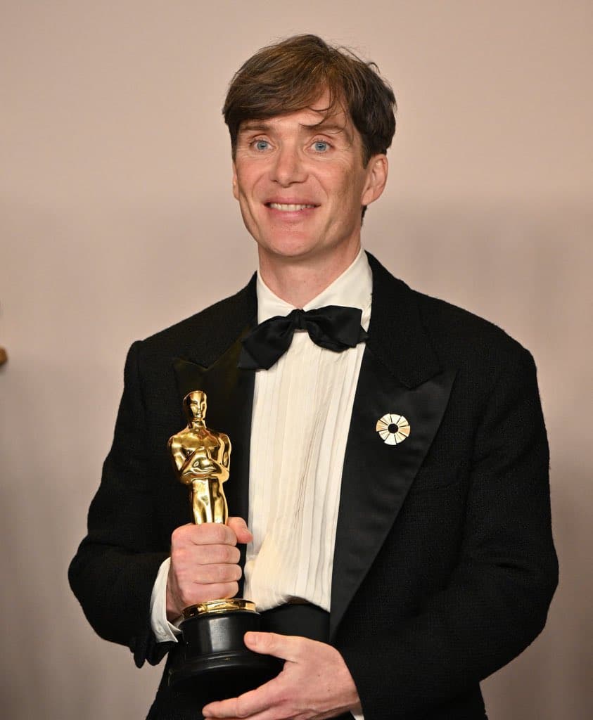 Cillian Murphy with oscar meme template
