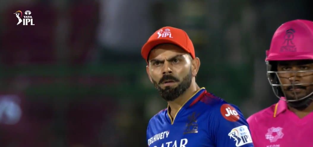 Virat Kohli strange reaction meme template