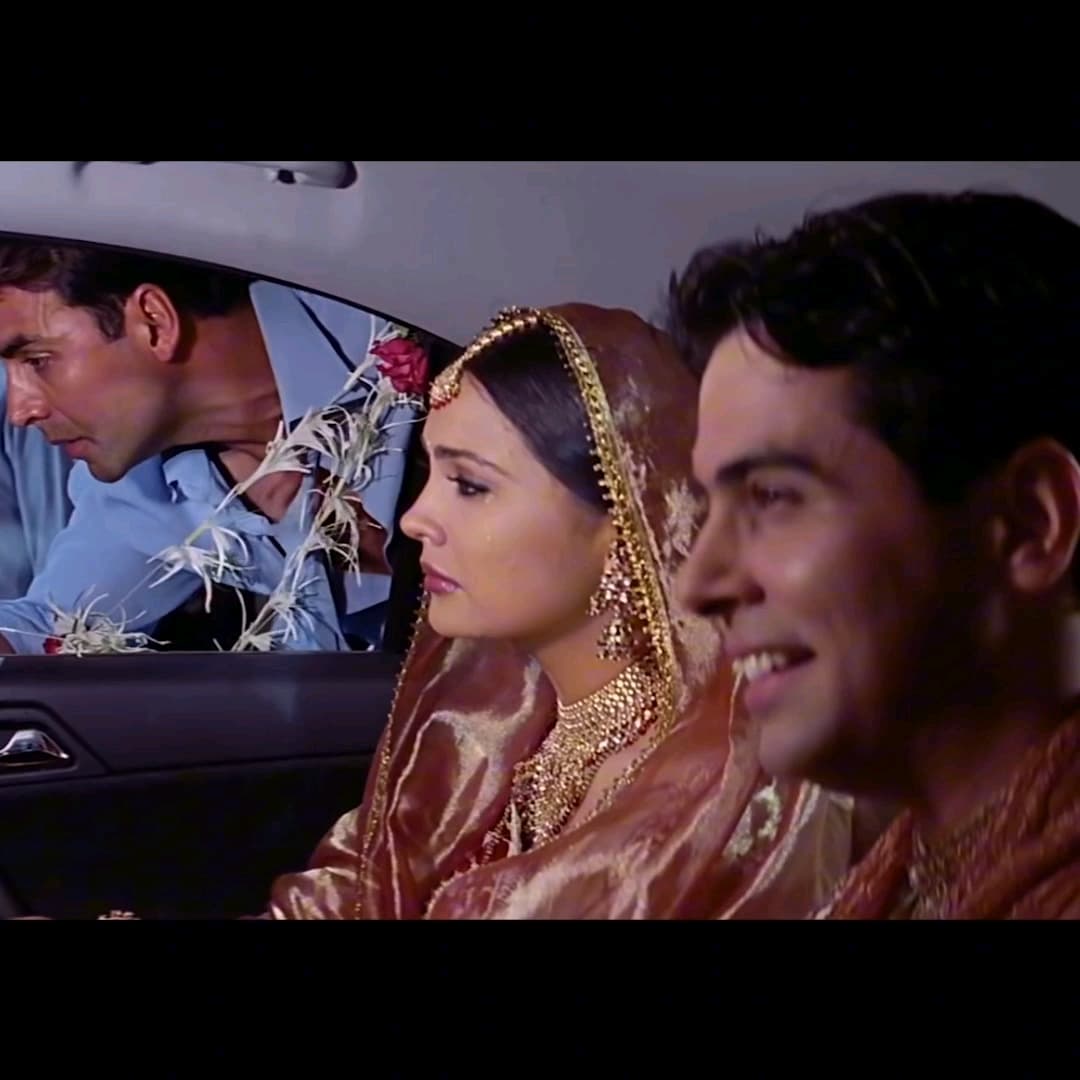 Akshay kumar pushing car meme template