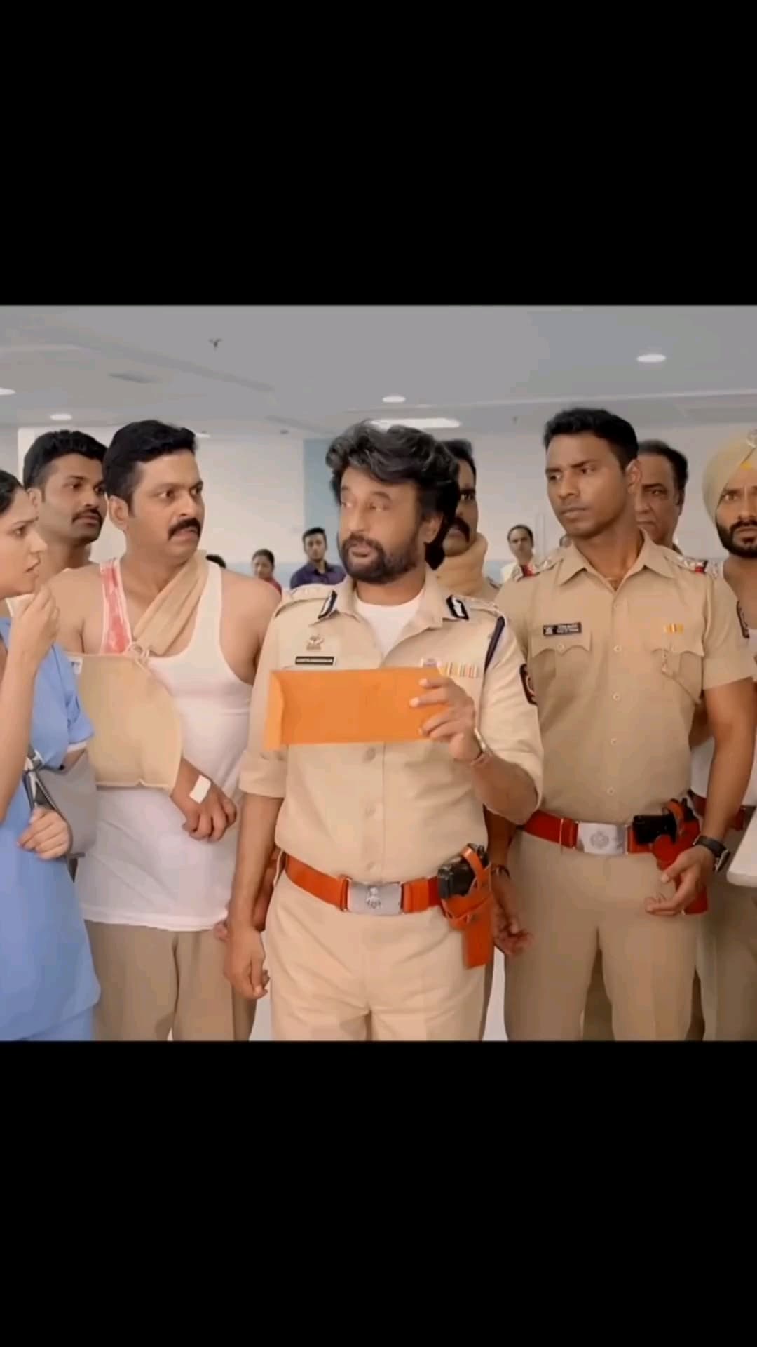 Rajni police sees envelope meme template