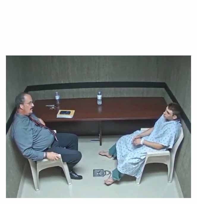Two person sitting in room meme template