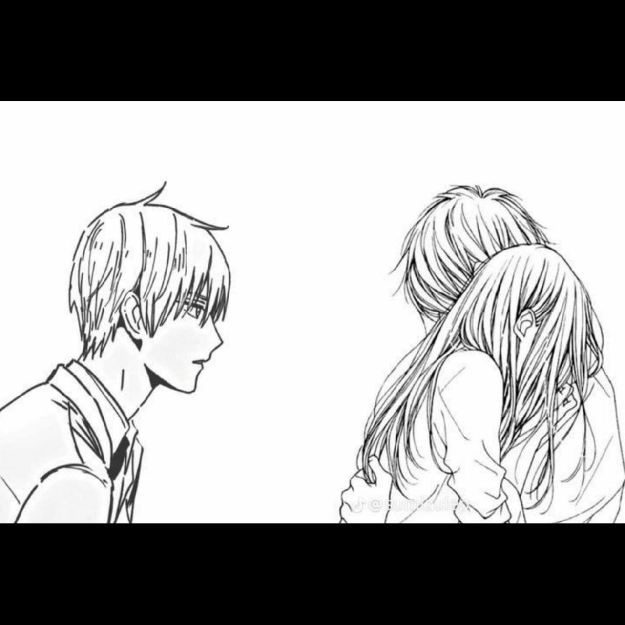 Girl hugs other man meme template