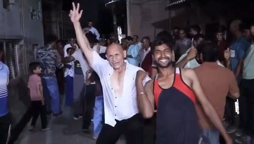 Bapu duplicate dancing in marriage meme template