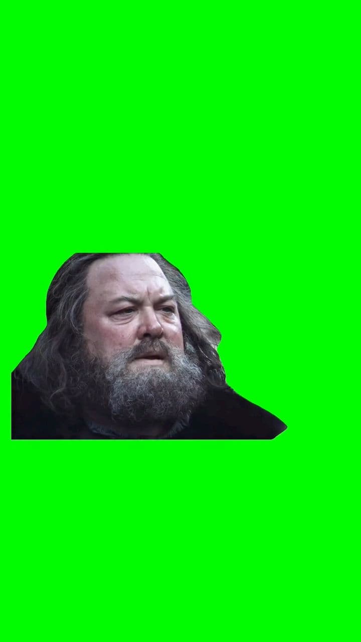 You are fat green screen meme template