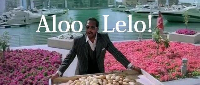 Aloo lelo Meme Template HD