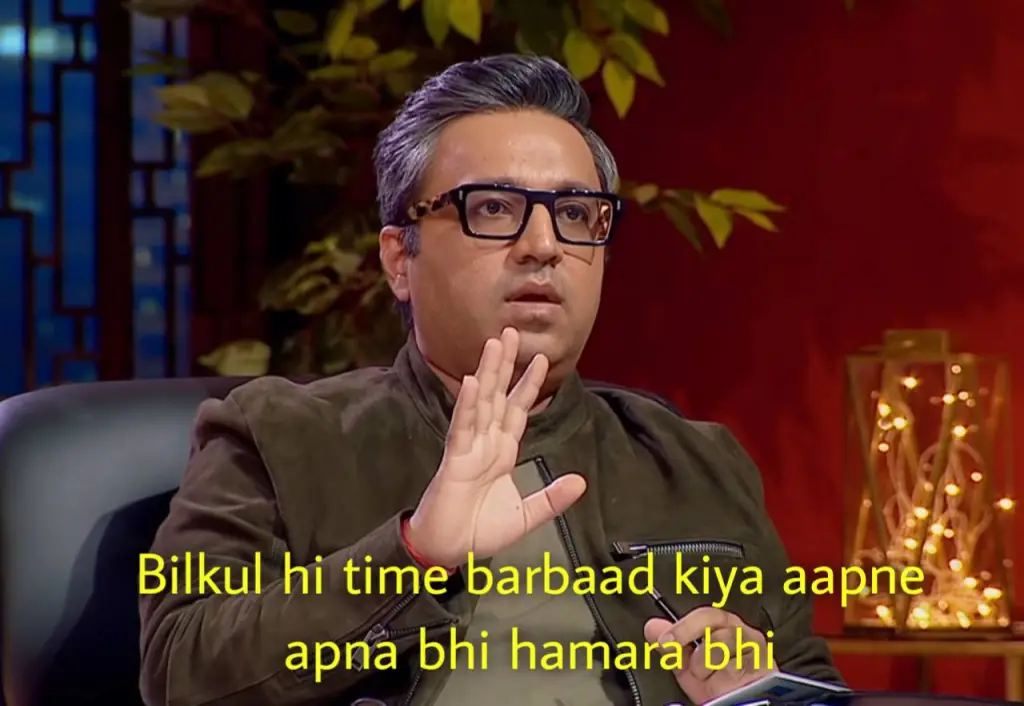 Bilkul hi time barbaas kiya apne meme template